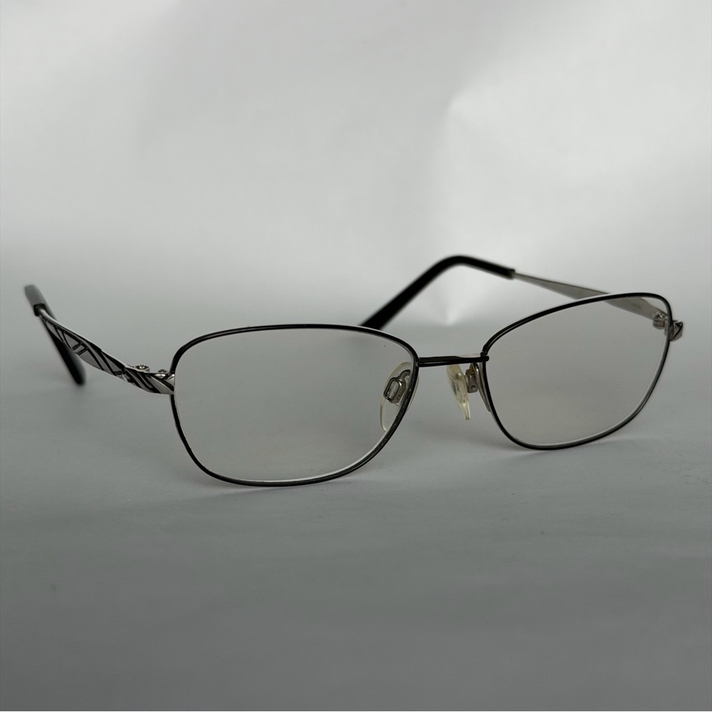 Charmant CH12158 Women's BK Black Eyeglasses 51-16 135mm Titanium Full Rim